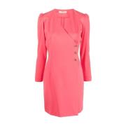 Twinset Midi Dresses Pink, Dam