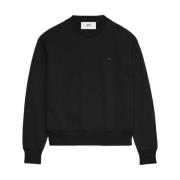 Ami Paris Hoodies Black, Dam