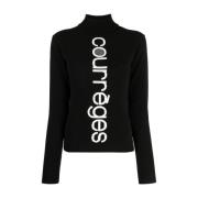 Courrèges Sweatshirts Black, Dam