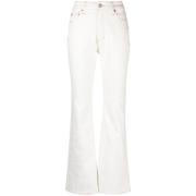 Ksubi Flared Jeans White, Dam