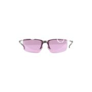 Chanel Vintage Pre-owned Metall solglasgon Purple, Dam