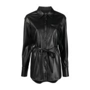 Proenza Schouler Leather Jackets Black, Dam