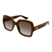 Gucci Brown Shaded Sunglasses Brown, Dam