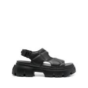 Karl Lagerfeld Flat Sandals Black, Dam