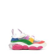 Moschino Multifärgade Casual Sneakers för Män Multicolor, Herr