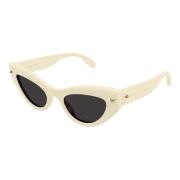 Alexander McQueen Sunglasses White, Dam