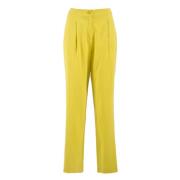 Nenette Wide Trousers Yellow, Dam