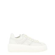 Hogan Randig Perforerade Sneakers White, Dam