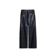 Stand Studio Leather Trousers Black, Dam