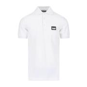 Dolce & Gabbana Polo Shirts White, Herr