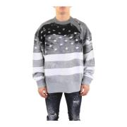 Palm Angels Flag Sweater Multicolor, Herr