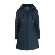 Emporio Armani EA7 Blå Mountain Cross Dunjacka Blue, Dam