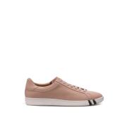 Bally Rosa Hammare Läder Låg-Top Sneakers Pink, Dam