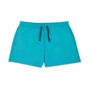 Malo Kontraststygn Boxershorts med Mesh-foder Blue, Herr