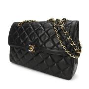 Chanel Vintage Pre-owned Laeder chanel-vskor Black, Dam