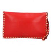 Valentino Vintage Pre-owned Laeder kuvertvskor Red, Dam