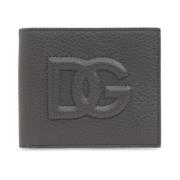 Dolce & Gabbana Vikbar plånbok med logotyp Gray, Herr