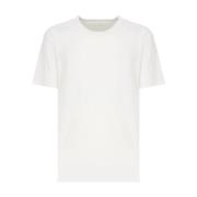 120% Lino T-Shirts White, Herr