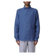 Sease Casual Shirts Blue, Herr