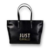 Just Cavalli Stilren Shoppingväska Black, Dam