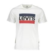 Levi's Vit T-shirt med korta ärmar White, Herr