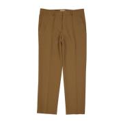 Blanca Vita Cropped Trousers Brown, Herr