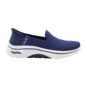 Skechers Stiliga Mocassin Sneakers för Kvinnor Blue, Dam