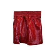 Miu Miu Pre-owned Pre-owned Polyester nederdelar Red, Dam