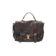 Proenza Schouler Pre-owned Pre-owned Laeder handvskor Gray, Dam