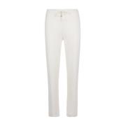 Eleventy Straight Trousers White, Dam