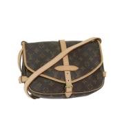 Louis Vuitton Vintage Pre-owned Canvas louis-vuitton-vskor Brown, Dam