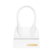 Jacquemus Ikonisk Mini Väska White, Dam