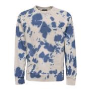 A.p.c. Tie Dye Crew Neck Sweatshirt Multicolor, Herr