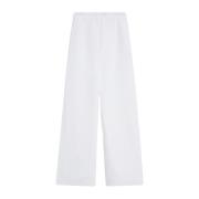 Max Mara Wide Trousers White, Dam