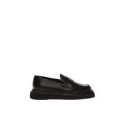 Max Mara Klassiska Crepe Loafers Black, Dam