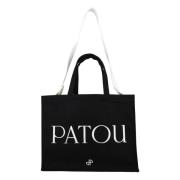 Patou Handbags Black, Dam