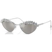 Swarovski Silver Solglasögon för Daglig Användning Gray, Dam
