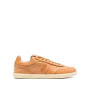 Tod's Multifärgad Casual Stängda Platta Sneakers Orange, Herr