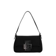 Fendi Vintage Pre-owned Canvas fendi-vskor Black, Dam