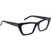 Saint Laurent Stylish Prescription Glasses for Women Black, Dam