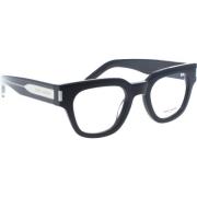 Saint Laurent Stylish Prescription Glasses with Warranty Black, Unisex