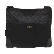 Gucci Vintage Pre-owned Canvas gucci-vskor Black, Dam