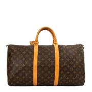 Louis Vuitton Vintage Pre-owned Canvas handvskor Brown, Dam