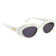 Bottega Veneta Sunglasses White, Dam