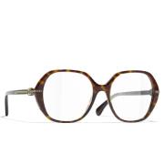 Chanel Stiliga original receptglasögon Brown, Dam