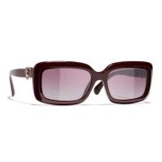 Chanel Sunglasses Red, Unisex