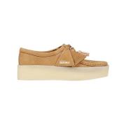Clarks Laced Shoes Beige, Dam