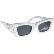 Prada Ikoniska Solglasögon för Kvinnor White, Dam