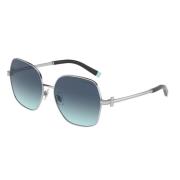 Tiffany Svarta Solglasögon Modell 3085B Gray, Dam
