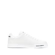 Dolce & Gabbana Vita Portofino Nappa Sneakers White, Herr